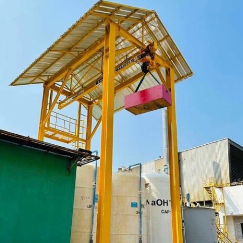 Stucture monorail crane